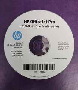 Setup CD ROM for HP Office Jet Pro 8710 Series - Afbeelding 1 van 2