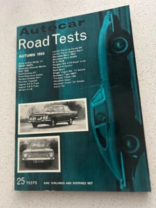 The Autocar Road Tests Annual: Autumn 1965 - Picture 1 of 2