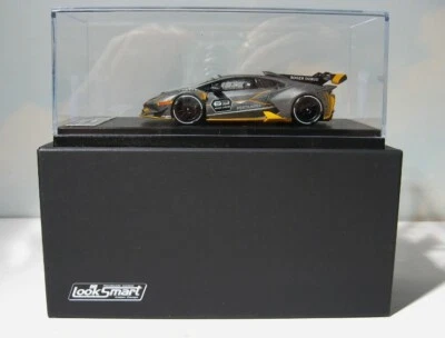 LookSmart  Lamborghini Huracan ST EVO  1:43 Diecast  LS-483  Gray / Orange  MIB - Image 1 of 4