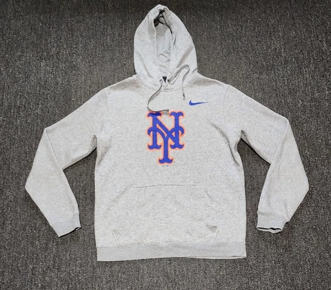 Nike New York Mets MLB Baseball Hoodie Jacket Men's Size Large Cover