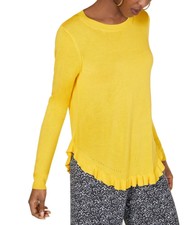 michael kors sweaters womens yellow