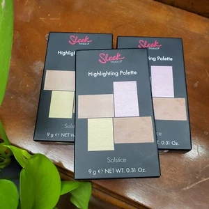 Lot of 3 SLEEK Highlighting Palette SOLSTICE Face MakeUp SEALED NEW, 9g / 0.31oz - Picture 1 of 13
