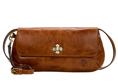 Bandolera convertible Patricia Nash Caprina cuero envejecido coñac nueva con etiquetas Foto 1 de 2