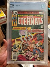 Eternals #2 (Marvel, 8/76) CBCS 7.0 FN/VF (1st app. Ajak & the Celestials) key