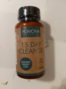 30 Ct Pomona Wellness 15 Day Cleanse Capsules Digestive Health Ex 01/2024 #L14 - Picture 1 of 4