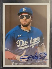 LUIS RODRIGUEZ 2022 Topps Heritage Minors 1953 Retro Auto /99 #RPA-LR Dodgers