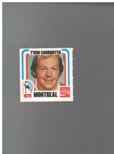A5871- 1977-78 Coca-Cola #4 Yvan Cournoyer - NM-MT (RARE CARDS - Picture 1 of 2