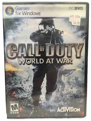 Call of Duty - World at War (PC DVD Game For Windows, 2008) Brand New! Sealed! - Image 1 of 2