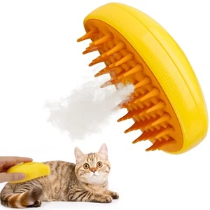 TOOVREN Steam Brush for Pet Grooming - Self Cleaning Steamer for Removing Tan... - Picture 1 of 6