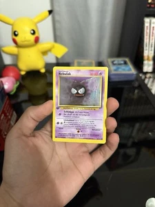 1st Edition Gastly (Nebulak) 50/102 - NM German Base Set Pokemon Card - Picture 1 of 3
