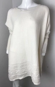 Suéter para mujer Style & Co. acolchado acanalado tejido marfil grande $59 - Imagen 1 de 7
