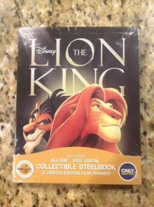 The Lion King (Blu-ray/DVD,2017,2-Disc,SteelBook Best Buy)NEW Authentic Disney - Picture 1 of 7