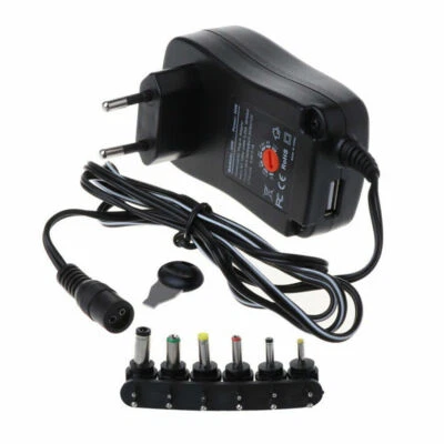 30W 3-12V Plug Power Supply Switching Power Supply 3A with 6 Adapters Universal Power Supply - Image 1 of 4