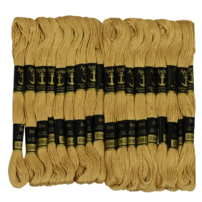 Anchor Threads Hand Cross Stitch Unique Needlecraft Knitting Embroidery,25 Skein - Image 1 of 4