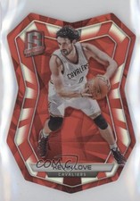 2015-16 Panini Spectra Red Die-Cut Prizm /25 Kevin Love #23