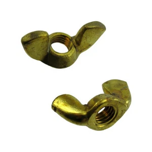Écrous à ailettes en laiton 5/16"-18 (lot de 12) - Photo 1/1