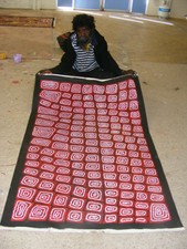 THOMAS TJAPALTJARRI 90 cm x 150cm  TINGARI CYCLE Highly Collectible