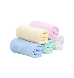 Baby Muslin, Gauze Burp/Wash Cloth, 3,4 & 5 Piece Sets, Random Themes 9.8-11.8" - Picture 1 of 81