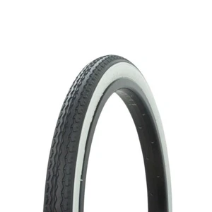 WANDA SLICK BIKE BICYCLE TIRE 20" x 1.75" Black/White P-1081 CLASSIC VINTAGSTYLE - Picture 1 of 1