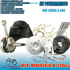 Kit Modifica Cilindro 130 + Albero Motore Vespa 50 Special R L N Et3 125