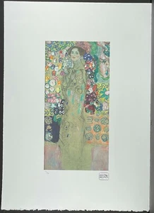 GUSTAV KLIMT * 50 x 70 cm * signed lithograph * limited # 101/200 - Bild 1 von 4