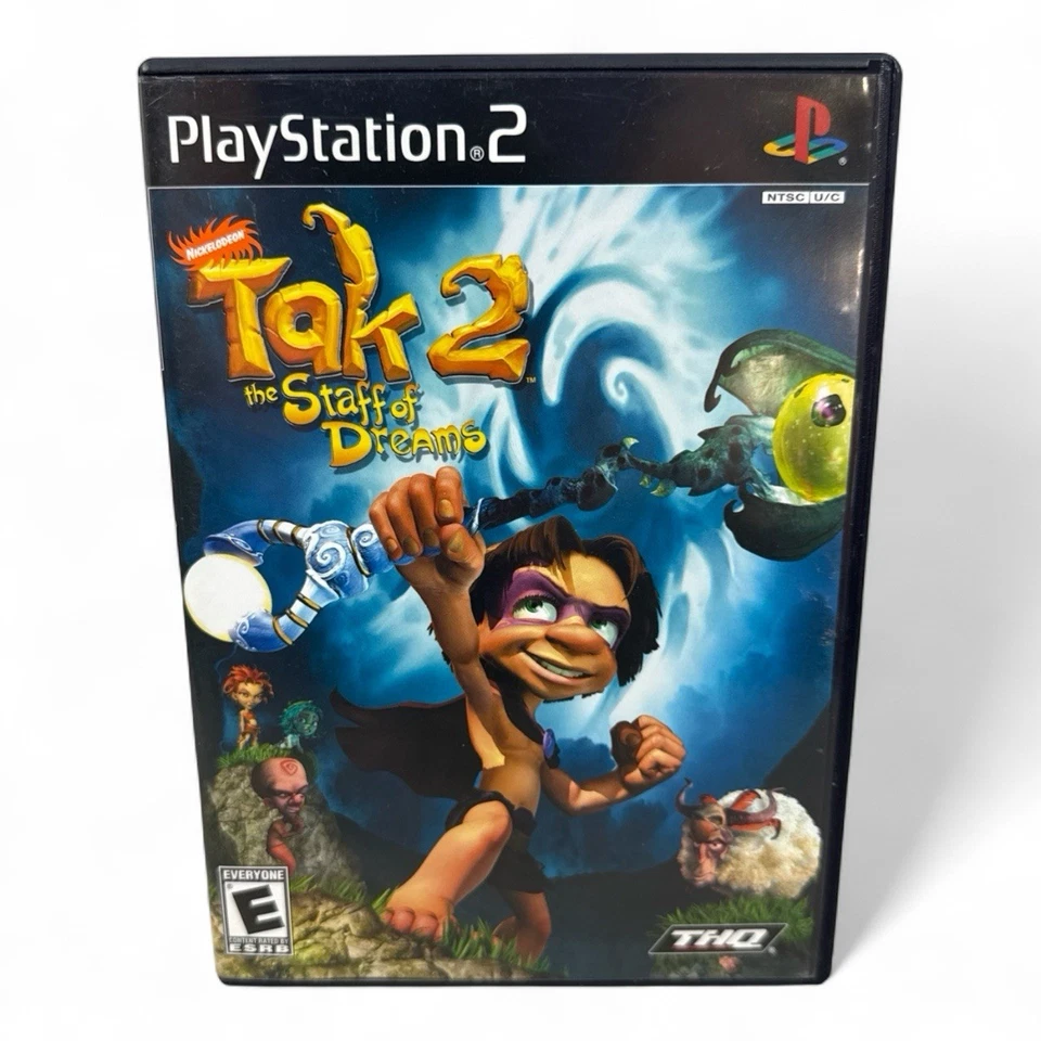 Tak 2 The Staff of Dreams Playstation 2 Etiqueta Negra Completo En Caja Original Foto 1 de 4