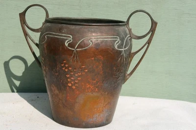 vase à anses en cuivre art nouveau jugendstil WMF - Photo 1/4