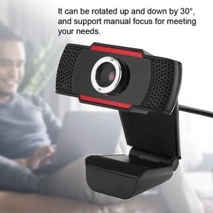 USB Conference HD Webcam Camera With Mic For Desktop Laptop Computer FY - Afbeelding 1 van 14