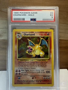 1999-2000 Pokémon Base Set: #4 Charizard – Holo – PSA 5 - Picture 1 of 2