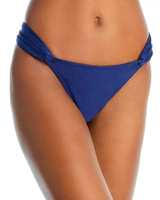 Pantalones de bikini AQUA para nadar acanalados para mujer L azul marino cintura elástica lisa tirar Foto 1 de 4