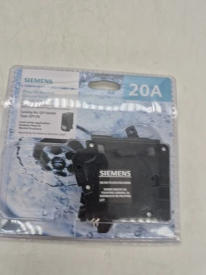 Siemens 20 Amp 20A Plug-On Neutral GFCI QF120ANP Type QPF2N Circuit Breaker New! - Image 1 of 2