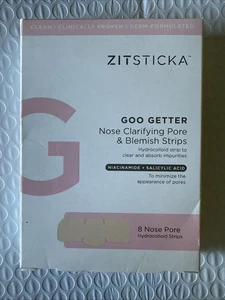 Goo Getter Nose Treatment Mask 8 Count Minimize Pores Hydrocolloid Acne Patches - Picture 1 of 2