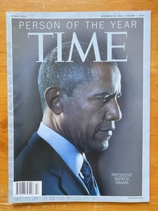 Time Magazine 2012 Person Of Year Barack Obama Malala Tim Cook Morsi Gianotti - Picture 1 of 10