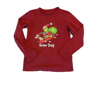 Life is Good Jugend Grinch & Max Schneetag Urlaub Langarm Crusher T-Shirt Gr. L 12 - Bild 1 von 14