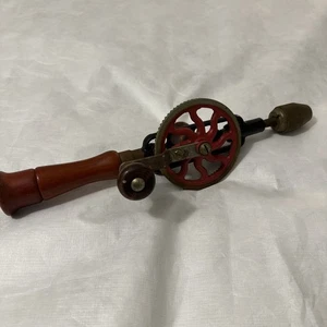 Vintage Millers Falls No. 2 Eierschläger Handbohrer mit 7 Bits FUNKTIONIERT NICHT - Bild 1 von 6