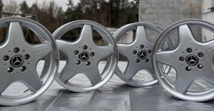 Llantas originales Mercedes Benz BBS AMG 17 pulgadas W124 201 W202 W209 R170 R171 W208 - Imagen 1 de 11