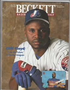 CLIFF FLOYD BECKETT MAGAZINE MAGGIO 1994 BASEBALL CARD GUIDA PREZZI RIVISTA #110 - Foto 1 di 2