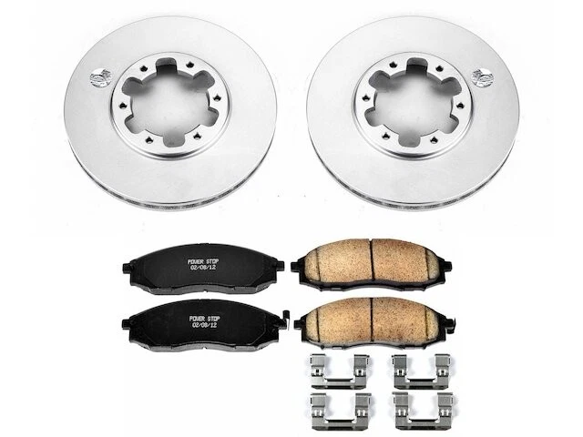 Kit de pastillas de freno delanteras y rotor para Nissan Xterra 2000-2004 2001 2002 2003 HX516MB Foto 1 de 1