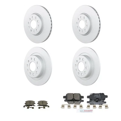 Kit de pastillas de freno y rotor de cerámica Bosch QuietCast para Chevrolet Malibu 2020-2021 Foto 1 de 4