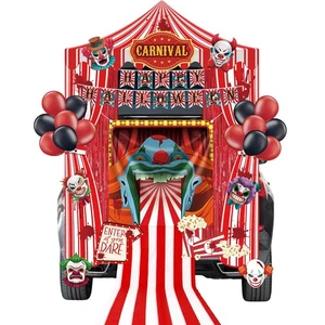 39 Pcs Circus Trunk or Treat Evil Carnival Halloween Car Decorations Kit Scar... - Picture 1 of 7