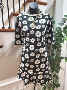 Pacific Cove Sunflower Round Neck Half Sleeve Blouse & Shorts 2 Pc's Set L - Picture 1 of 13