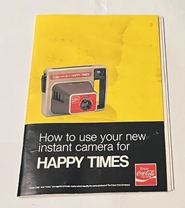 Vintage Kodak Coca-Cola Happy Times Instant Camera Instruction Manual - Picture 1 of 6