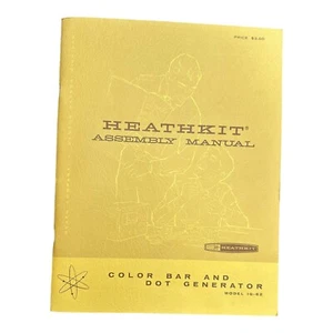 Rare Heathkit Color Bar and Dot Generator Model IG-62 Build Assembly Manual - Picture 1 of 4