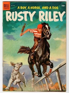 Dell - CUATRO COLORES #554 RUSTY RILEY - EN MUY BUEN ESTADO+ 1954 cómic vintage - Imagen 1 de 2