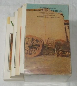 I CAPOLAVORI DI G. VERGA vol. 1/4 + cofanetto Oscar Mondadori 1969 !!!!! - Picture 1 of 5