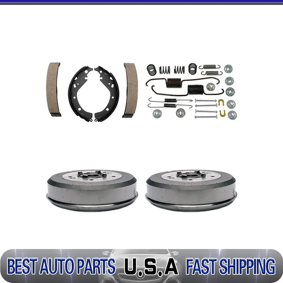 Kit de mola de ajuste de sapatos de freios a tambor traseiros para 2003-2006 Toyota Matrix - Imagem 1 de 4