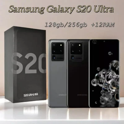 NUEVO SELLADO Samsung Galaxy S20 Ultra 5G SM-G988U1 128GB/256GB Desbloqueado de fábrica Foto 1 de 4