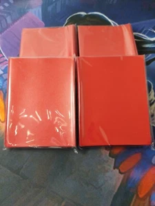 BCW Deck Guards - RED Double Matte - 200 Premium Sleeves Set - Picture 1 of 1