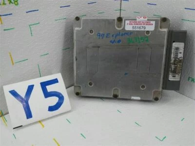 1997 FORD EXPLORER Engine ECM Electronic Control Module Firewall 6-245  - Image 1 of 4