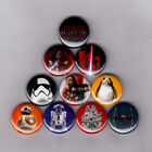 STAR WARS : THE LAST JEDI 1" PINS / BUTTONS (porgs bb8 luke leia poster badges)